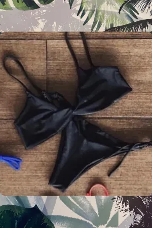 'Riviera' Black Bikini