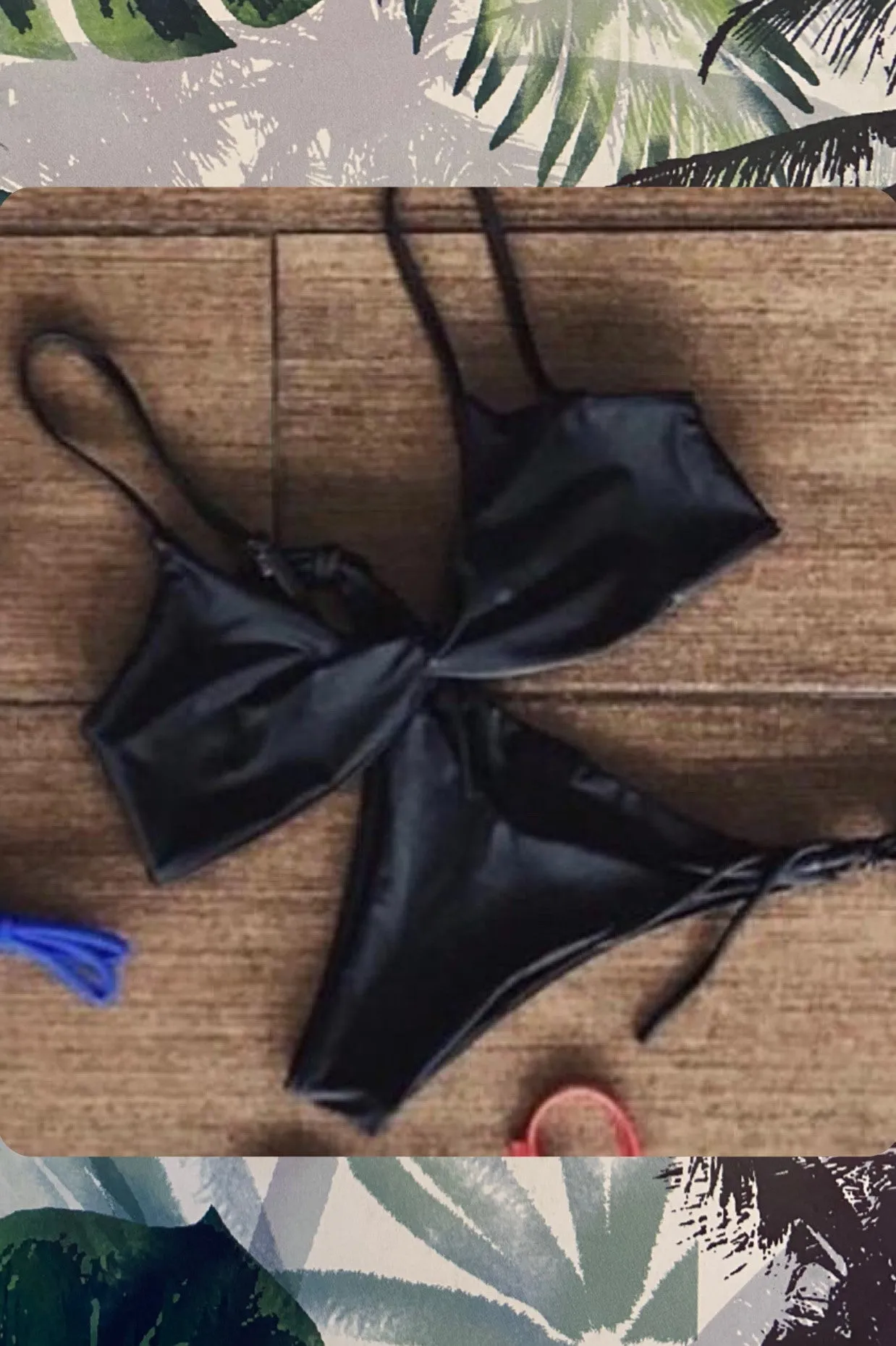 'Riviera' Black Bikini