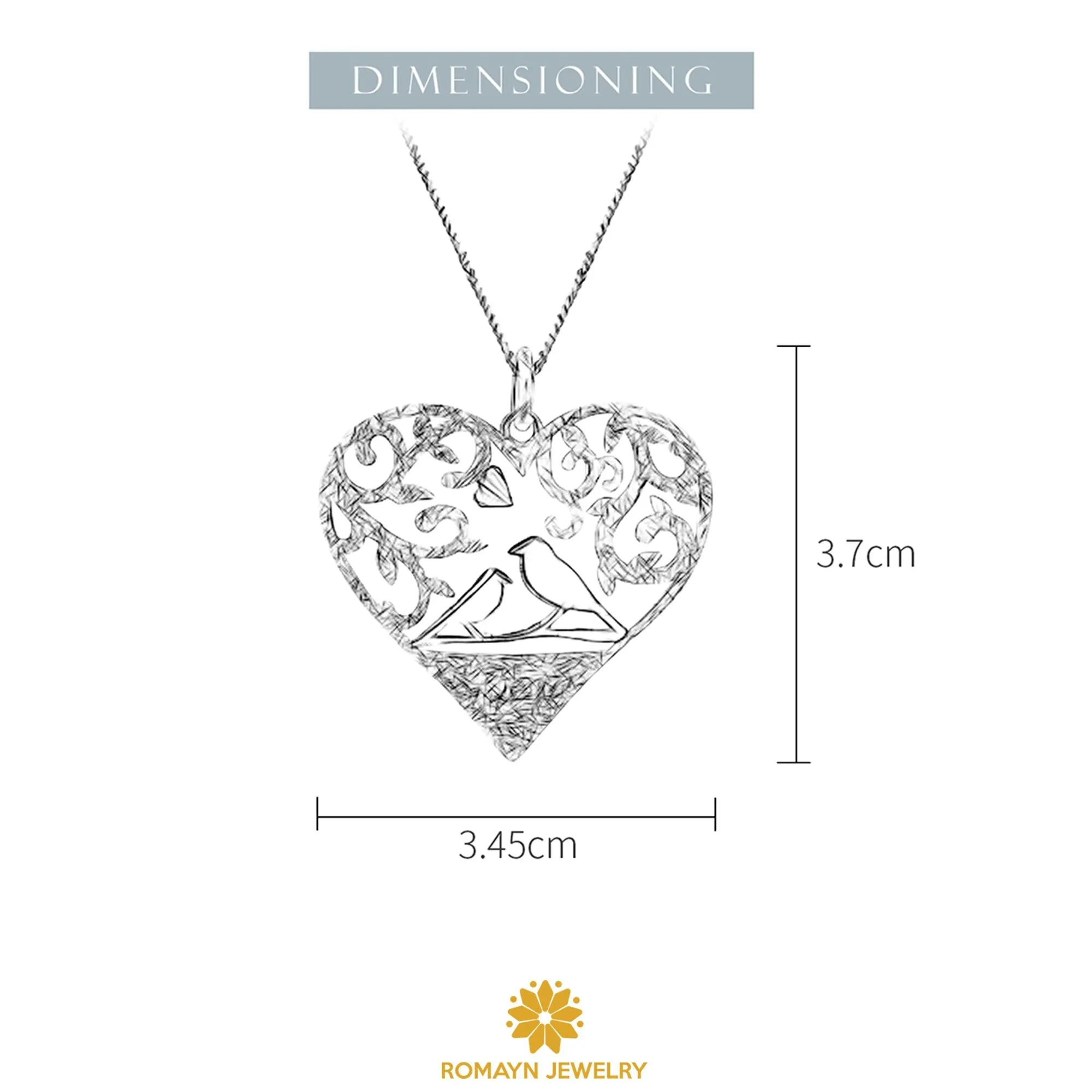 Romantic Birds Necklace
