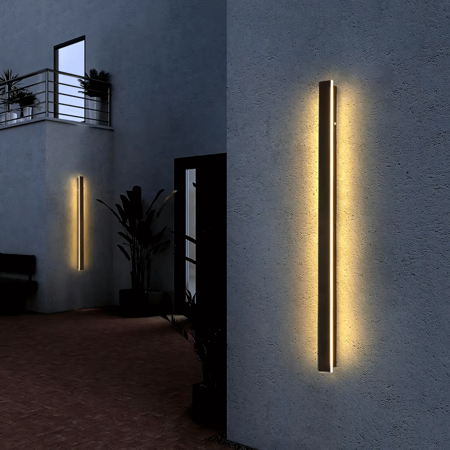 Roskilde - Outdoor Waterproof Linear LED Wall Light