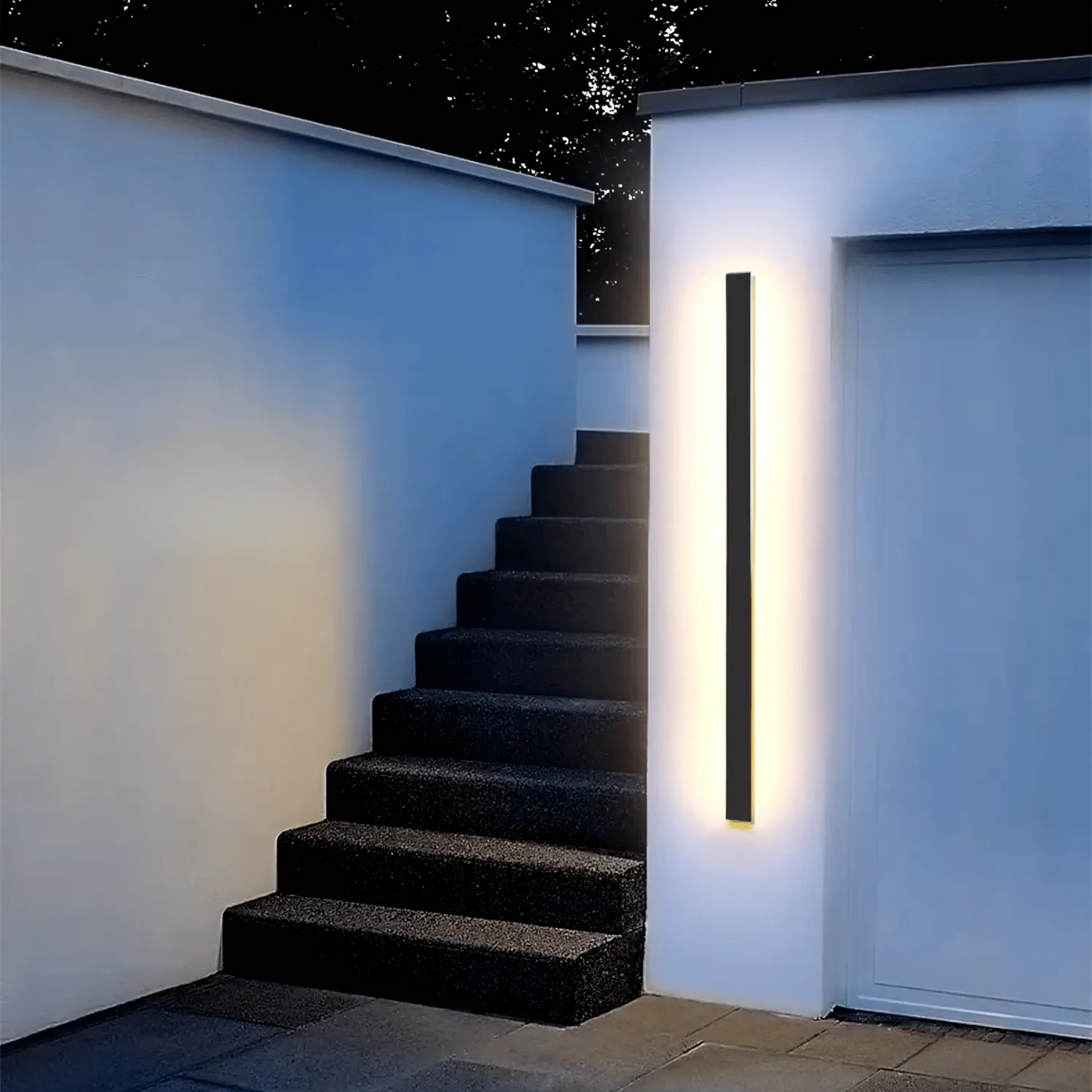Roskilde - Outdoor Waterproof Linear LED Wall Light