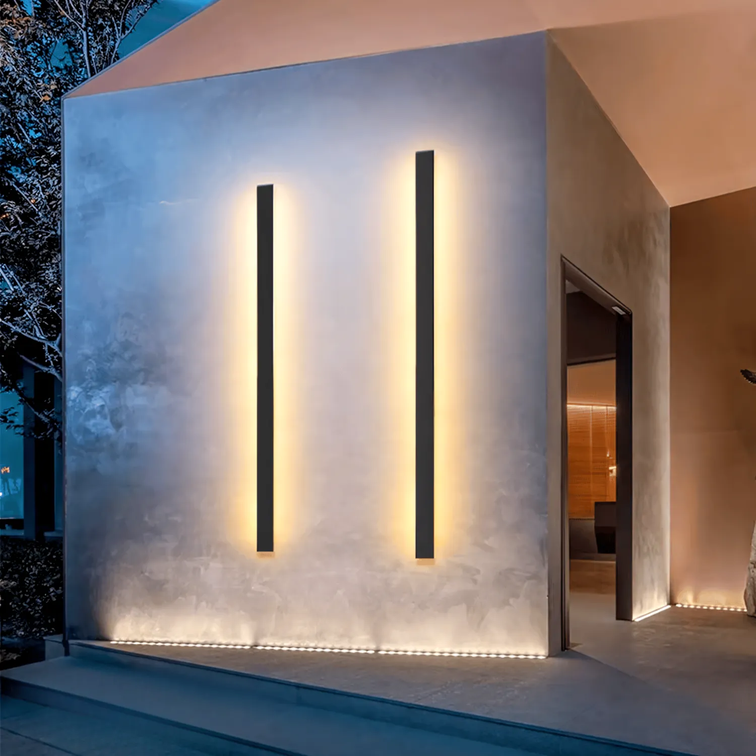 Roskilde - Outdoor Waterproof Linear LED Wall Light