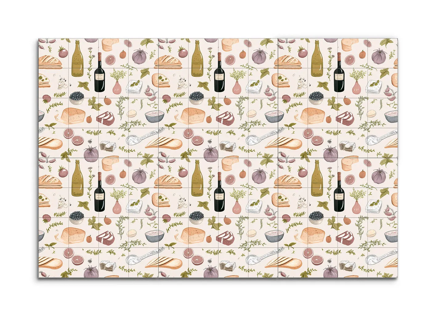 Rustic Culinary Charm: Hand-Drawn Food & Drink Art