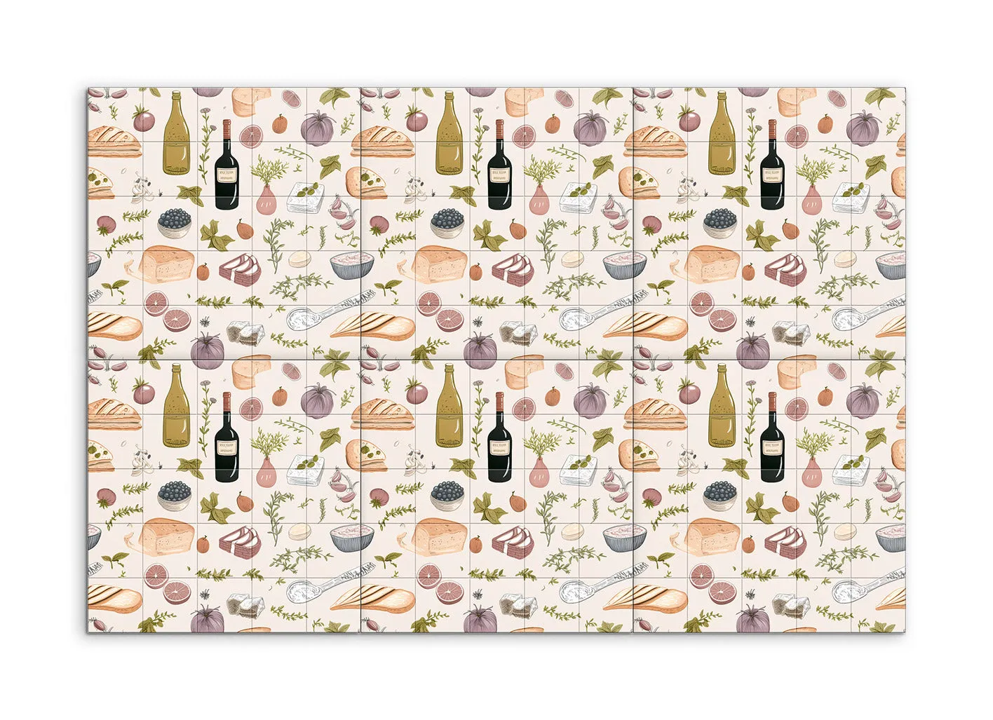 Rustic Culinary Charm: Hand-Drawn Food & Drink Art