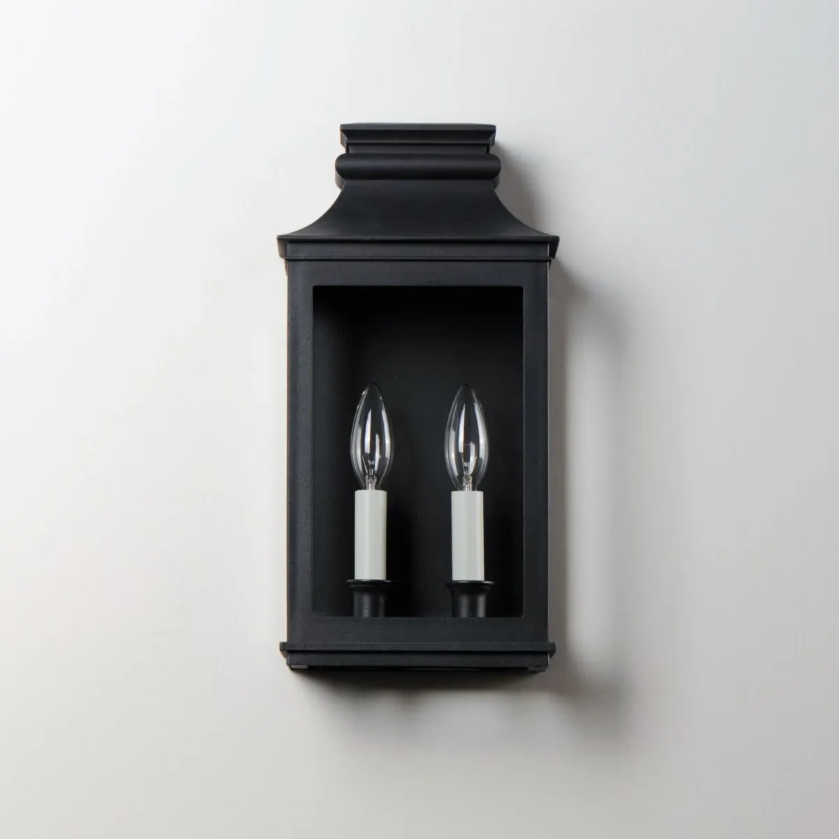 Savannah VX 15 in. 2 lights Outdoor Wall Sconce Black Finish