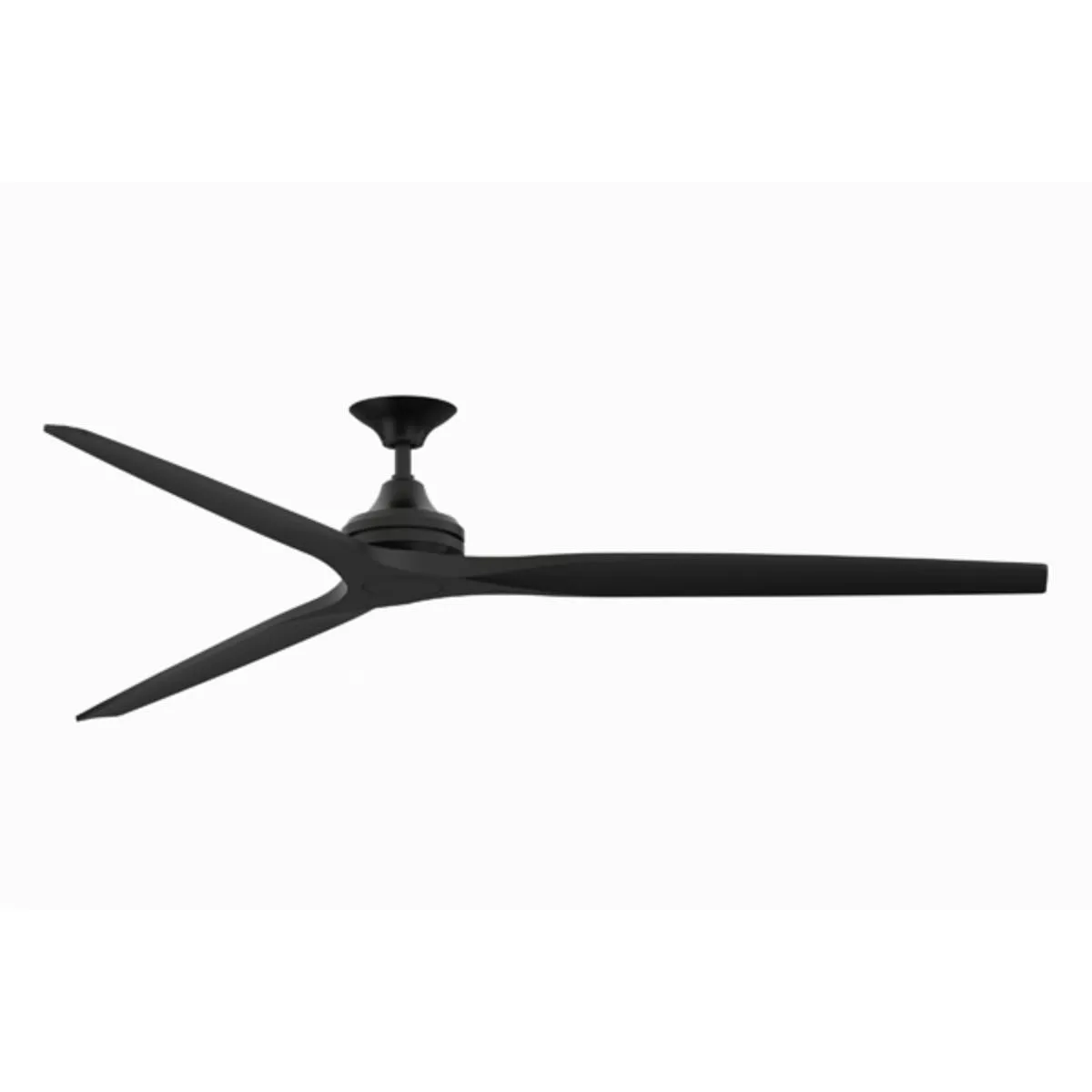 Spitfire DC Black 84 in. Ceiling Fan Motor, Blades Sold Separately