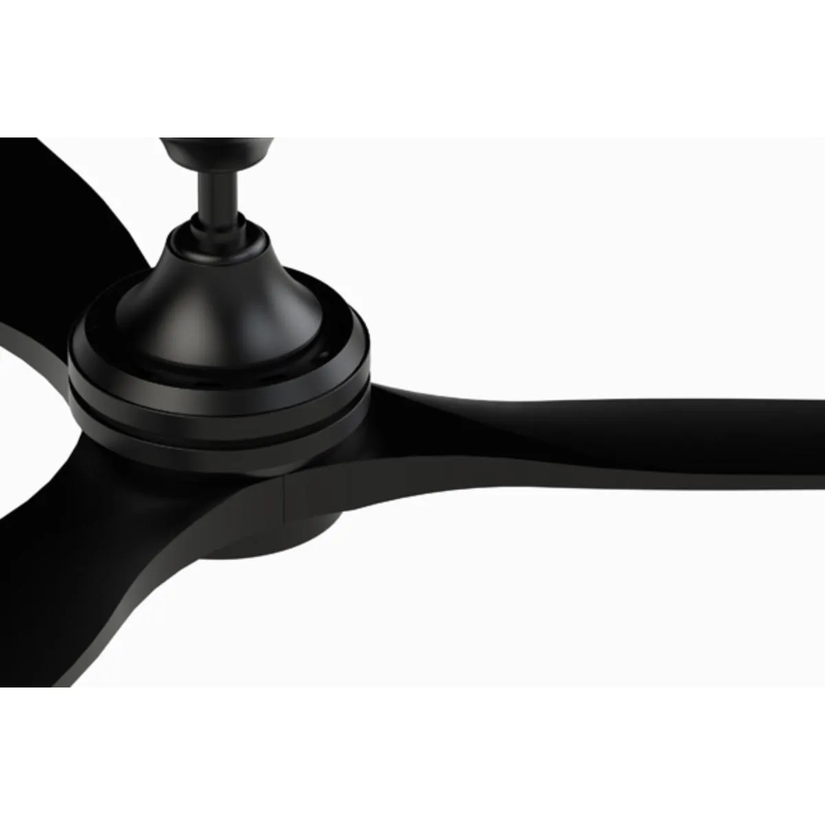 Spitfire DC Black 84 in. Ceiling Fan Motor, Blades Sold Separately