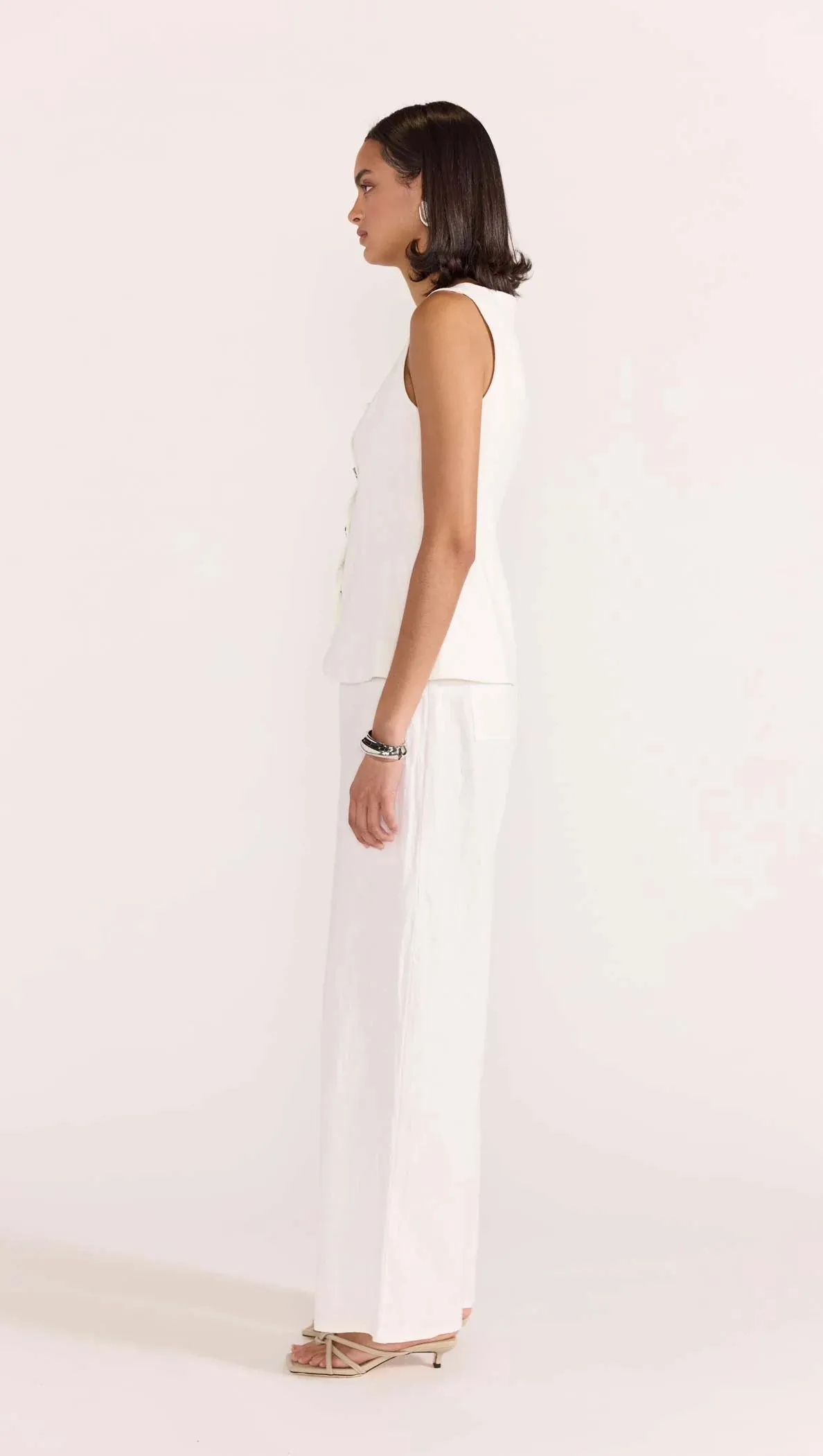 Staple the Label - Eden Pant White