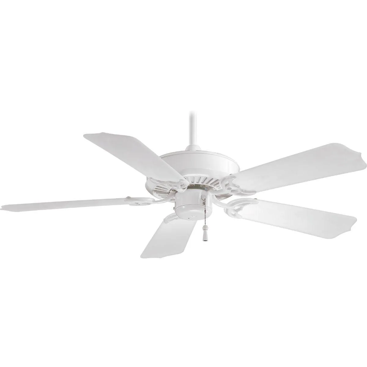 Sundance 42" White Outdoor Ceiling Fan with Pull Chain