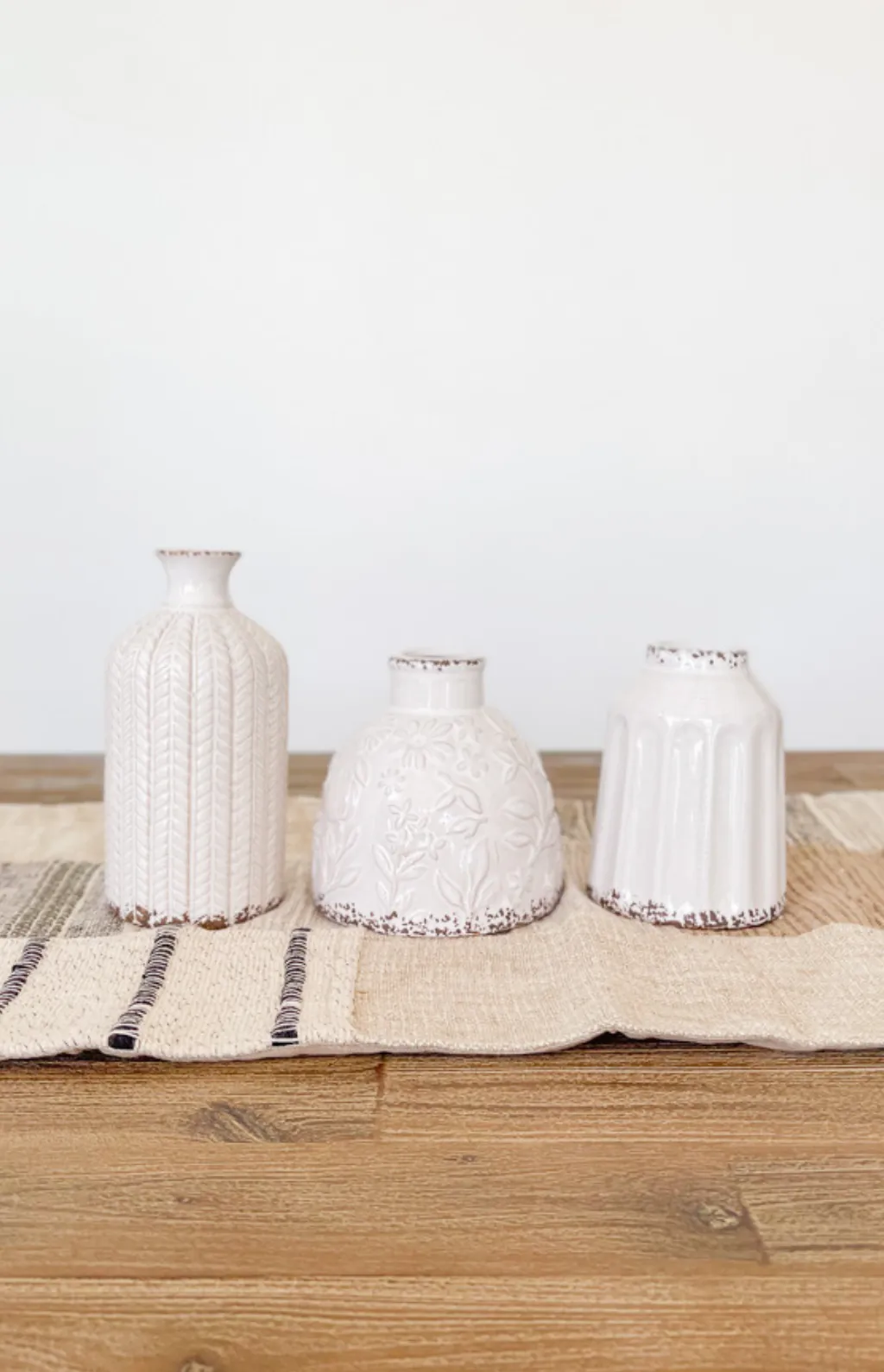Textured Patterned Vase