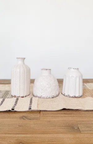 Textured Patterned Vase