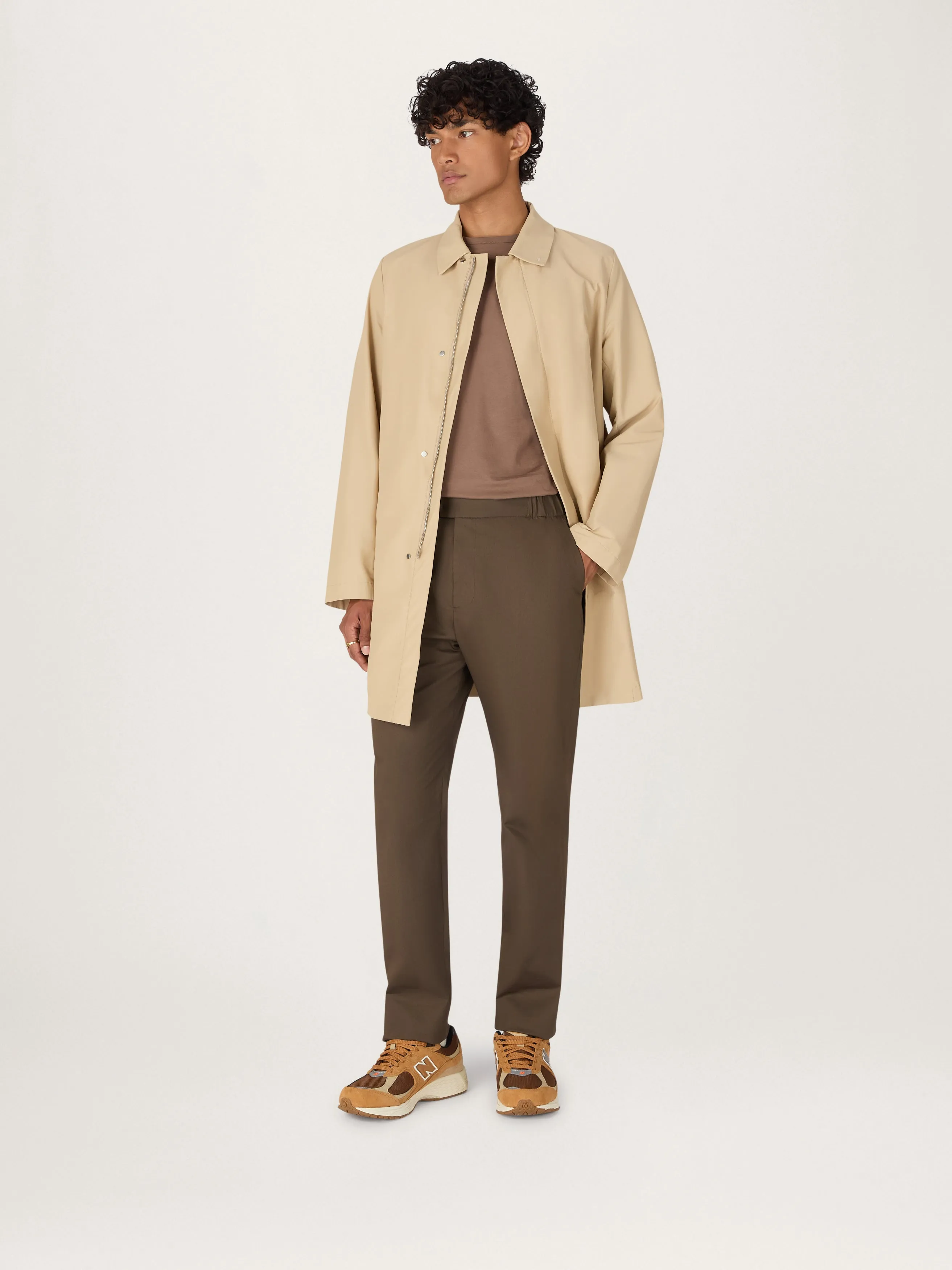 The 24 Trouser Relaxed Fit || Clay | Stretch Cotton