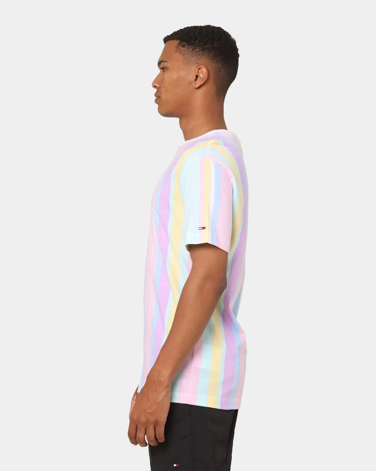 Tommy Jeans Stripe 2 T-Shirt Romantic Pink
