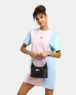 Tommy Jeans Women's Colour Block T-Shirt Dress Romantic Pink