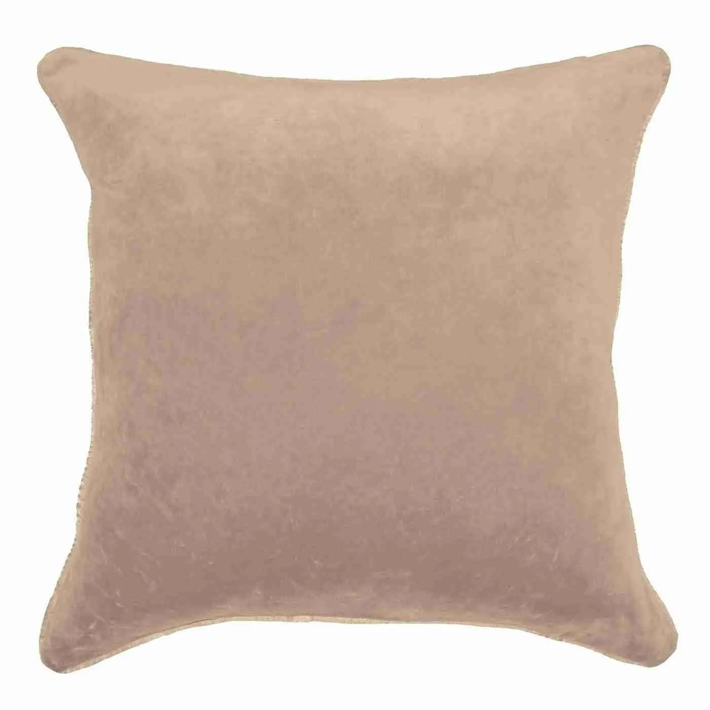 Velvet Natural Lounge Cushion 55 x 55cm