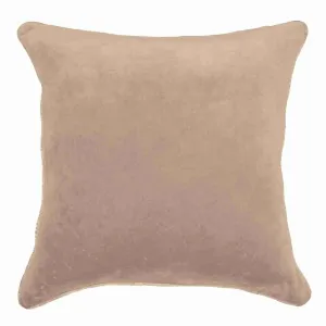 Velvet Natural Lounge Cushion 55 x 55cm