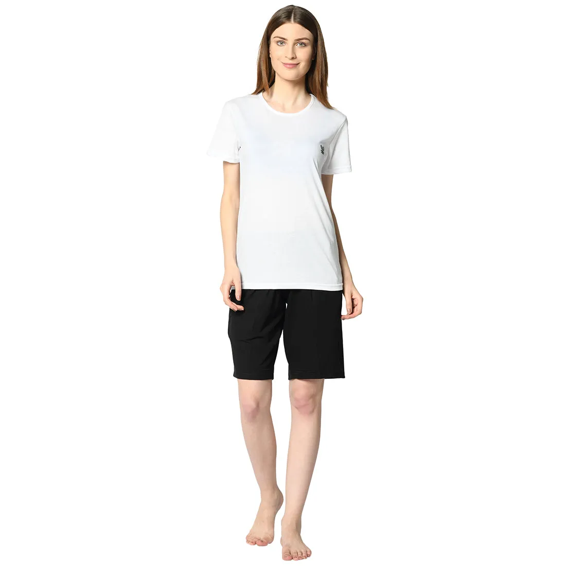 Vimal Jonney Black Shorts For Women's