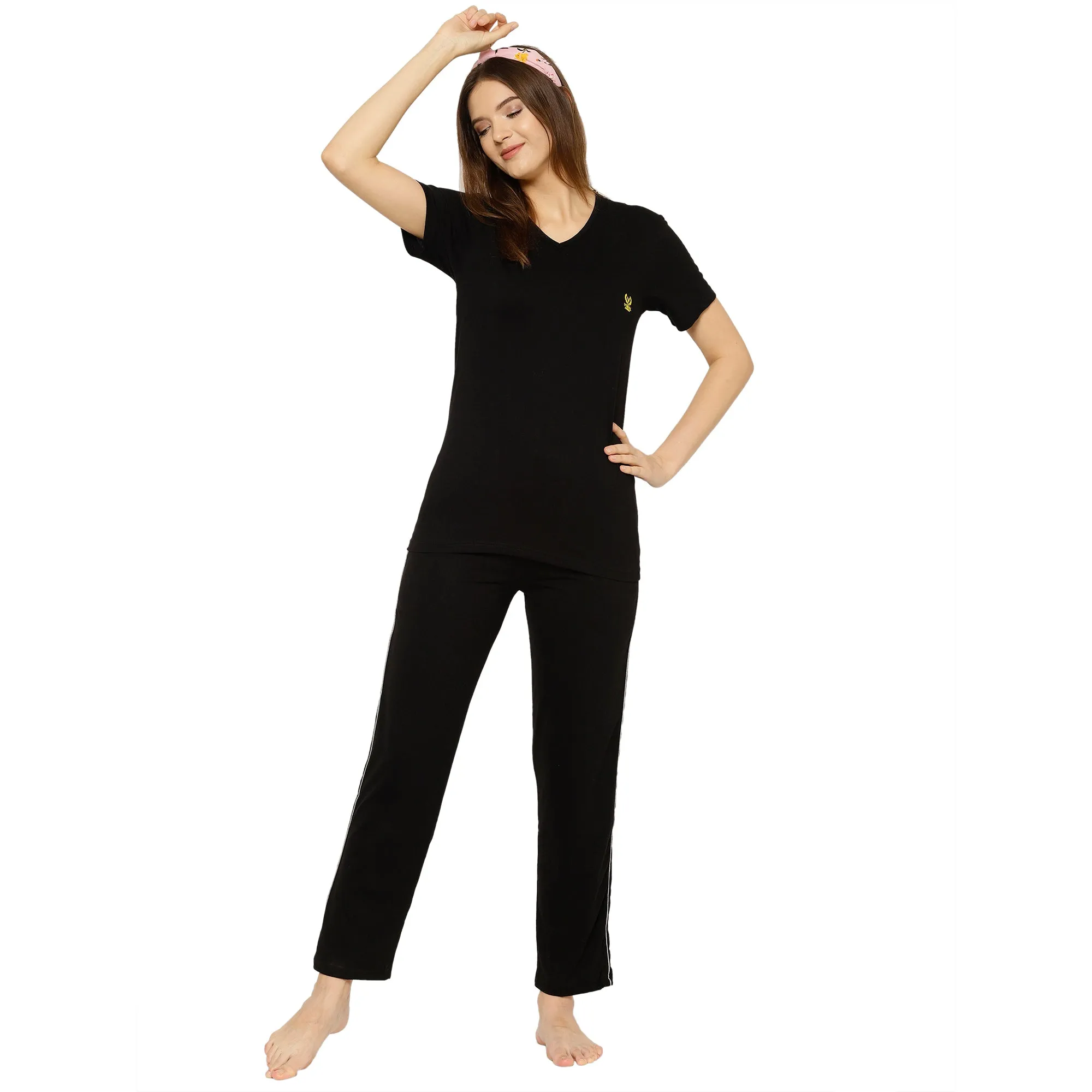 Vimal Jonney Black Women's Night Suit