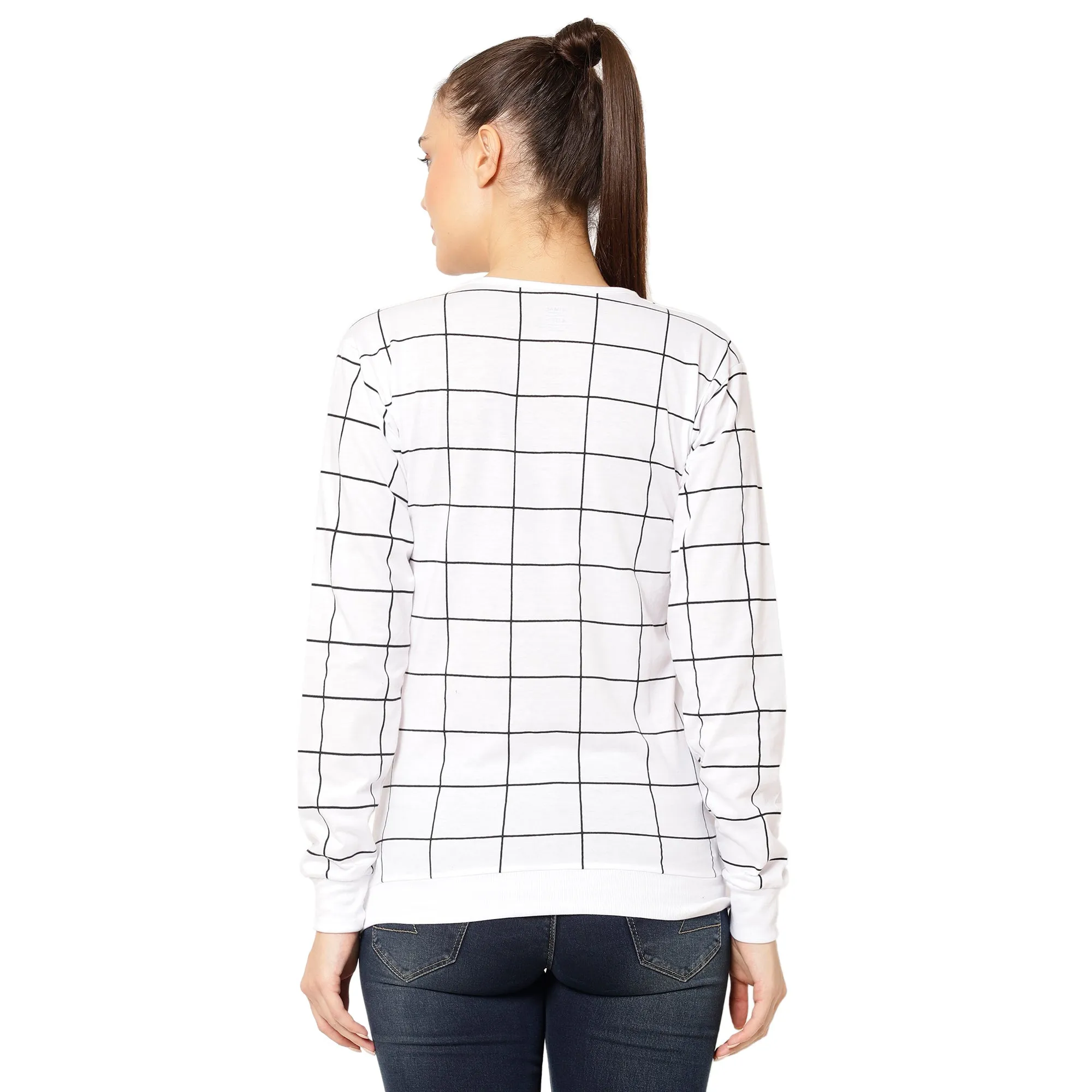Vimal Jonney White Color Full Sleeve Tshirt For Women