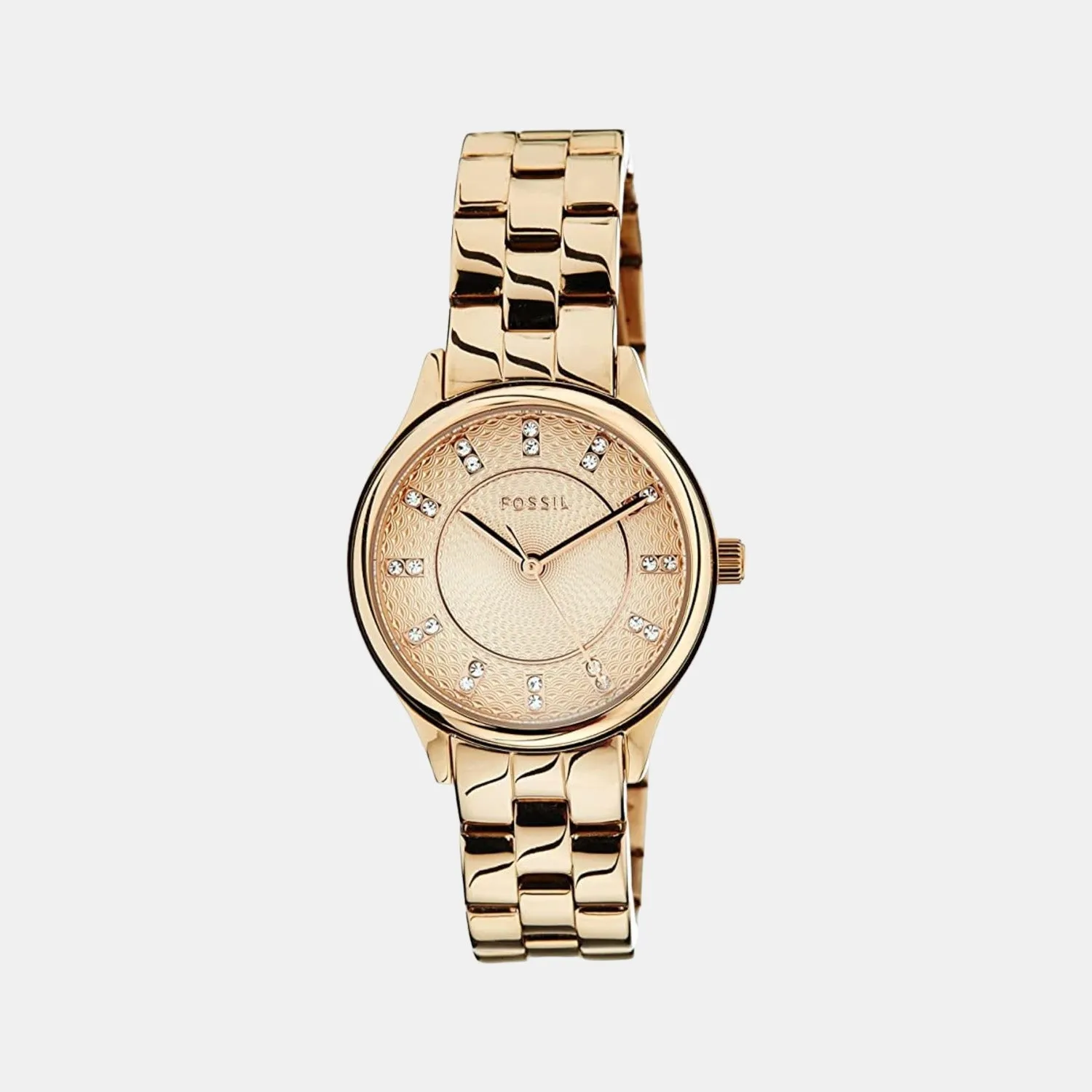 Women's Rose Gold Analog Stainless Steel Watch BQ1571